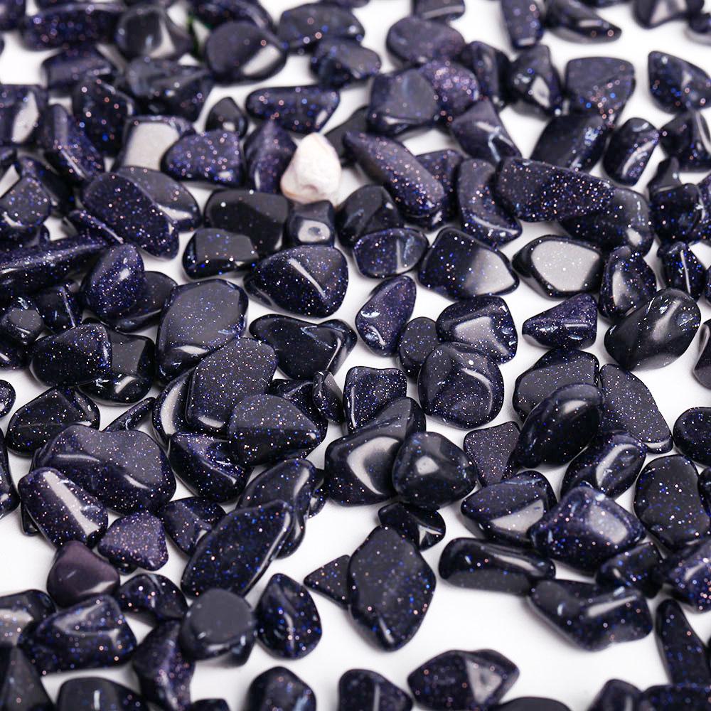 0.1kg Blue Sand Stone Crystal Chips Wholesale Crystals USA