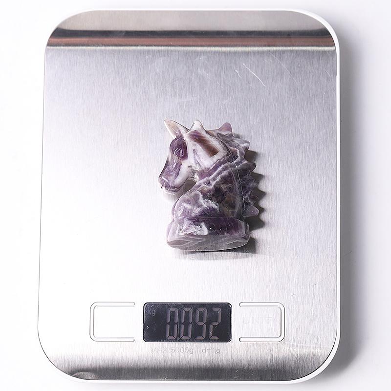 2.3" Dream Amethyst Unicorn Crystal Carvings Wholesale Crystals USA