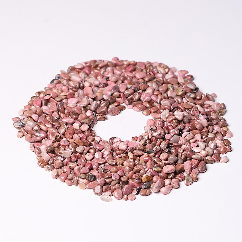 0.1kg Different Size Natural Rhodonite Chips Crystal Chips for Decoration Wholesale Crystals USA
