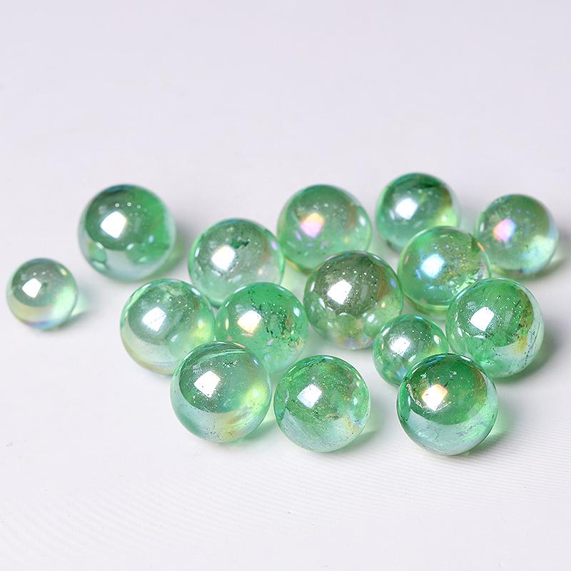 0.25kg Aura Green Crystal Sphere Wholesale Crystals USA