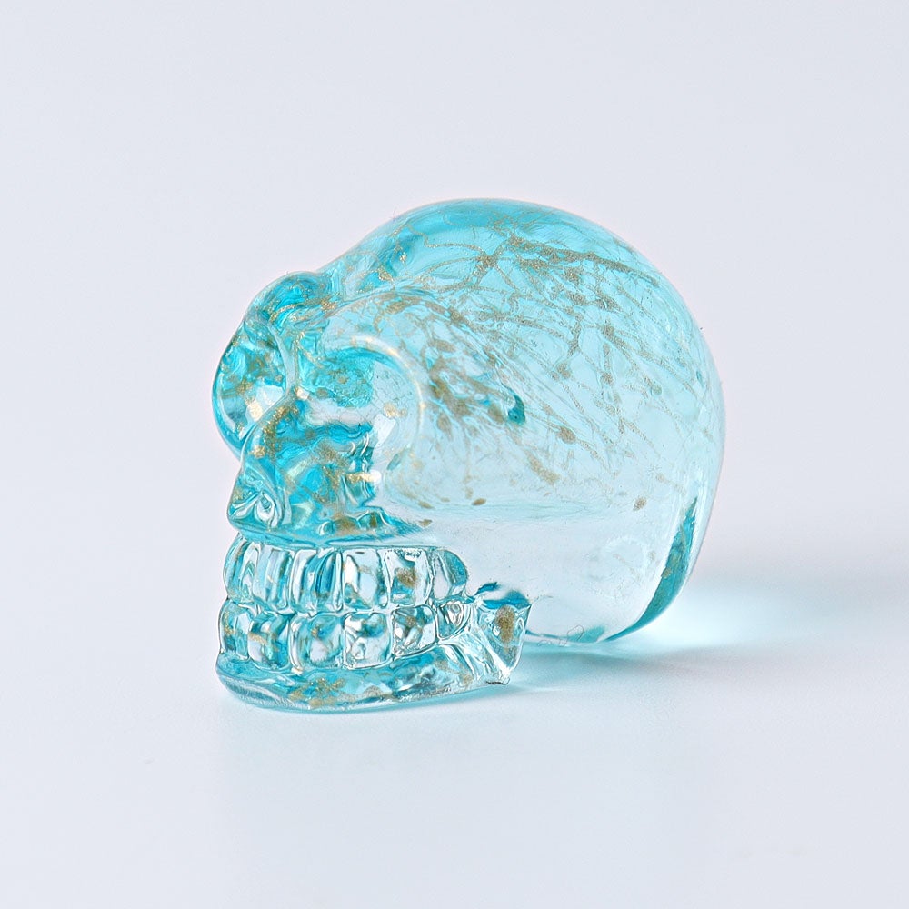 1" Aura Skull Angel Crystal Carvings (Random sending color) Wholesale Crystals USA