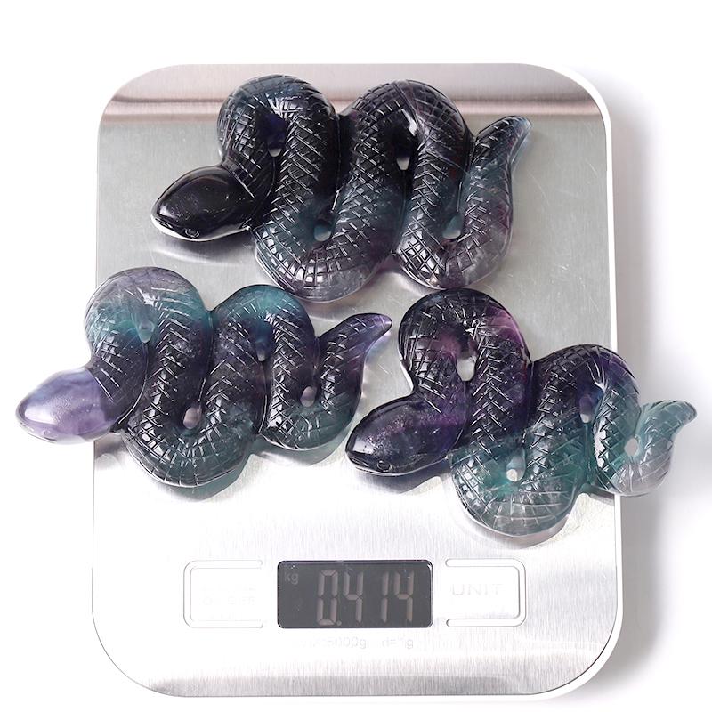 4" Fluorite Snake Crystal Carvings Wholesale Crystals USA
