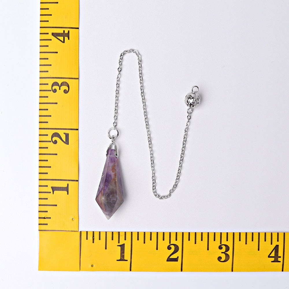 9" One Terminated Point Crystal Pendulum Wholesale Crystals USA