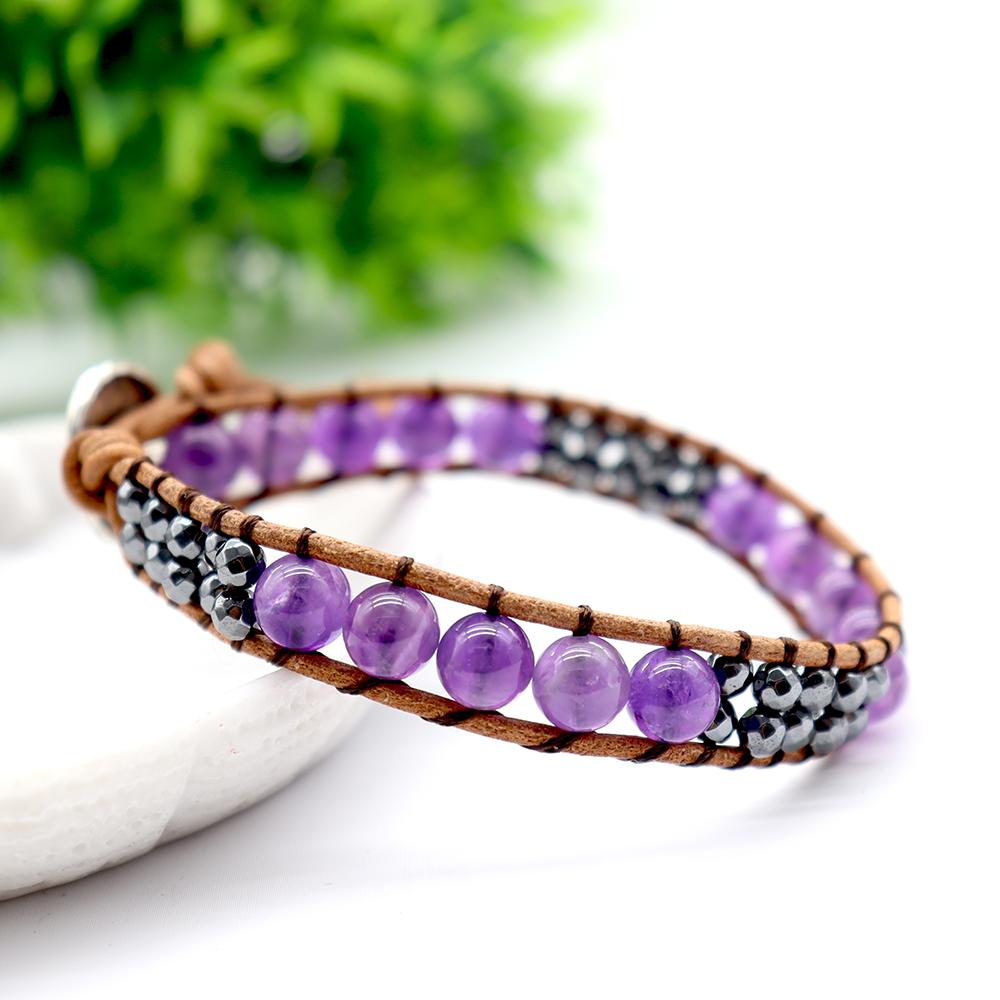 Hand-knitted Crystal Stone Bracelets Wholesale Crystals USA