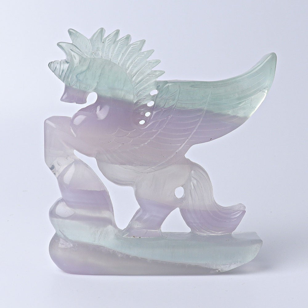 4.5" Fluorite Unicorn Crystal Carvings Wholesale Crystals USA