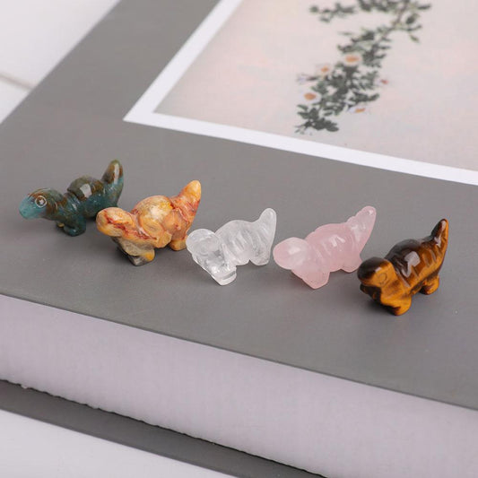 1.2“ Mini Dinosaur Carvings Wholesale Crystals USA