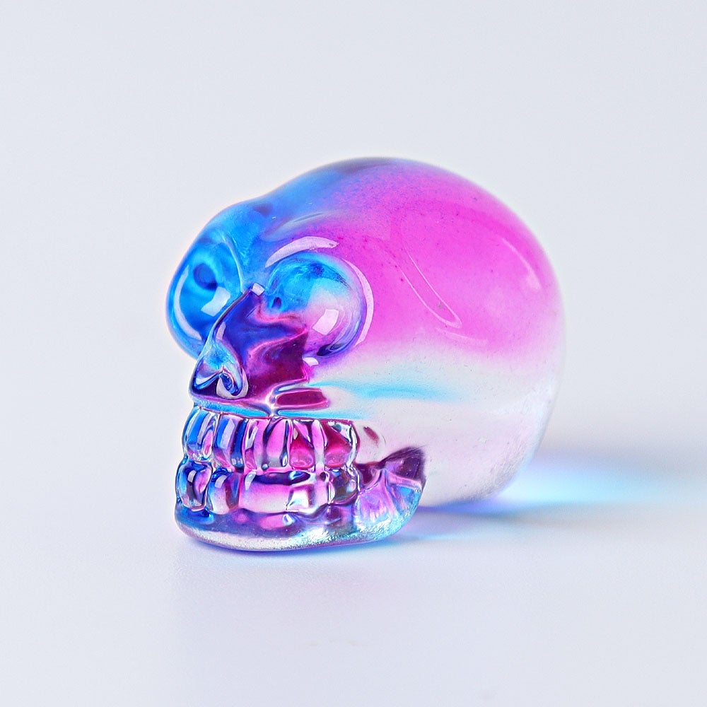 1" Aura Skull Angel Crystal Carvings (Random sending color) Wholesale Crystals USA
