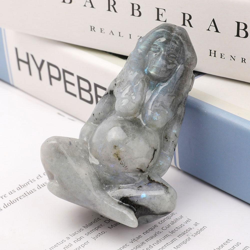 Labradorite Mother of Earth Carvings Wholesale Crystals USA