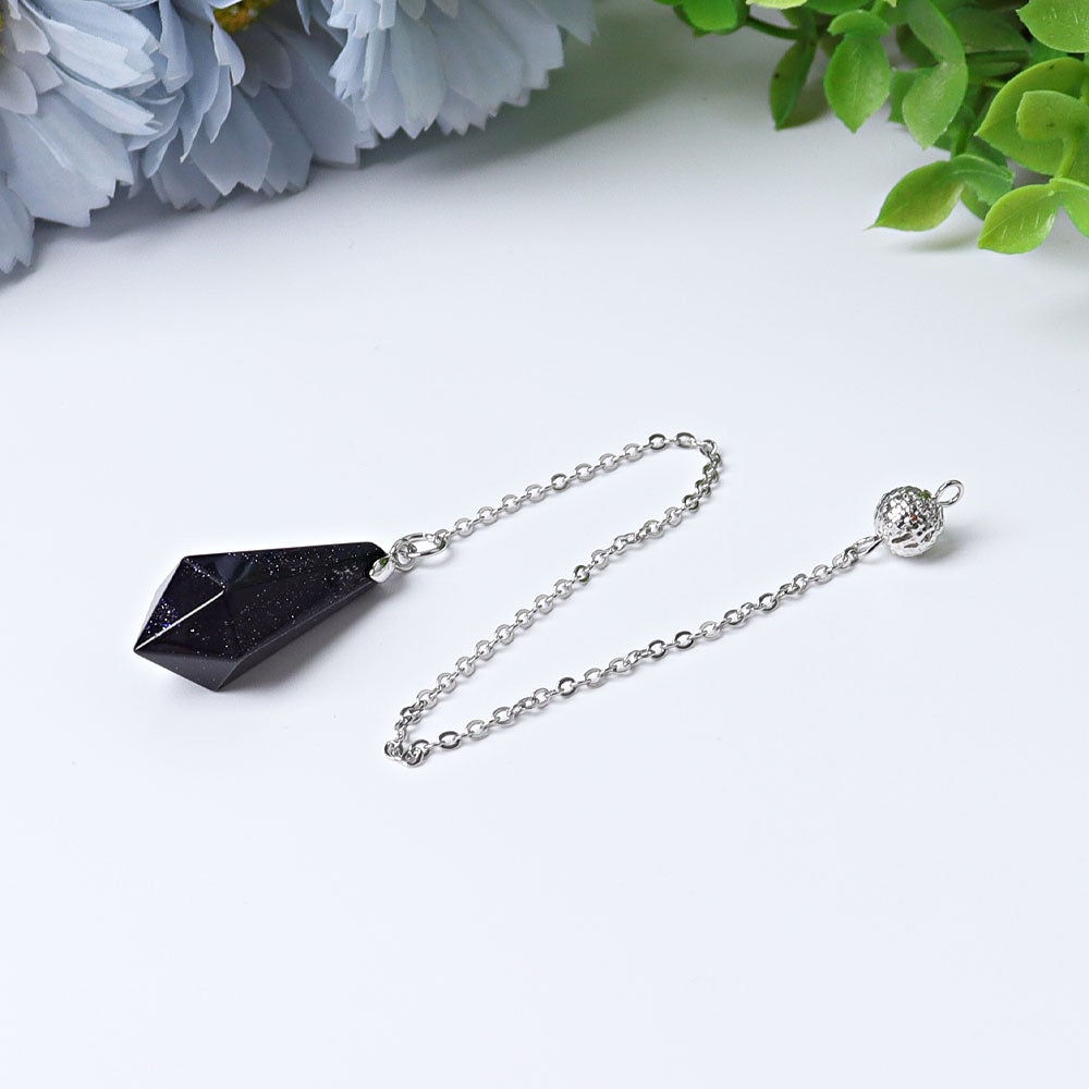 9" One Terminated Point Crystal Pendulum Wholesale Crystals USA