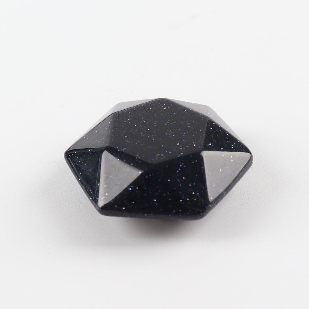 Blue Sand Stone Crystal Carving Star Shape Worry Stones Wholesale Crystals USA