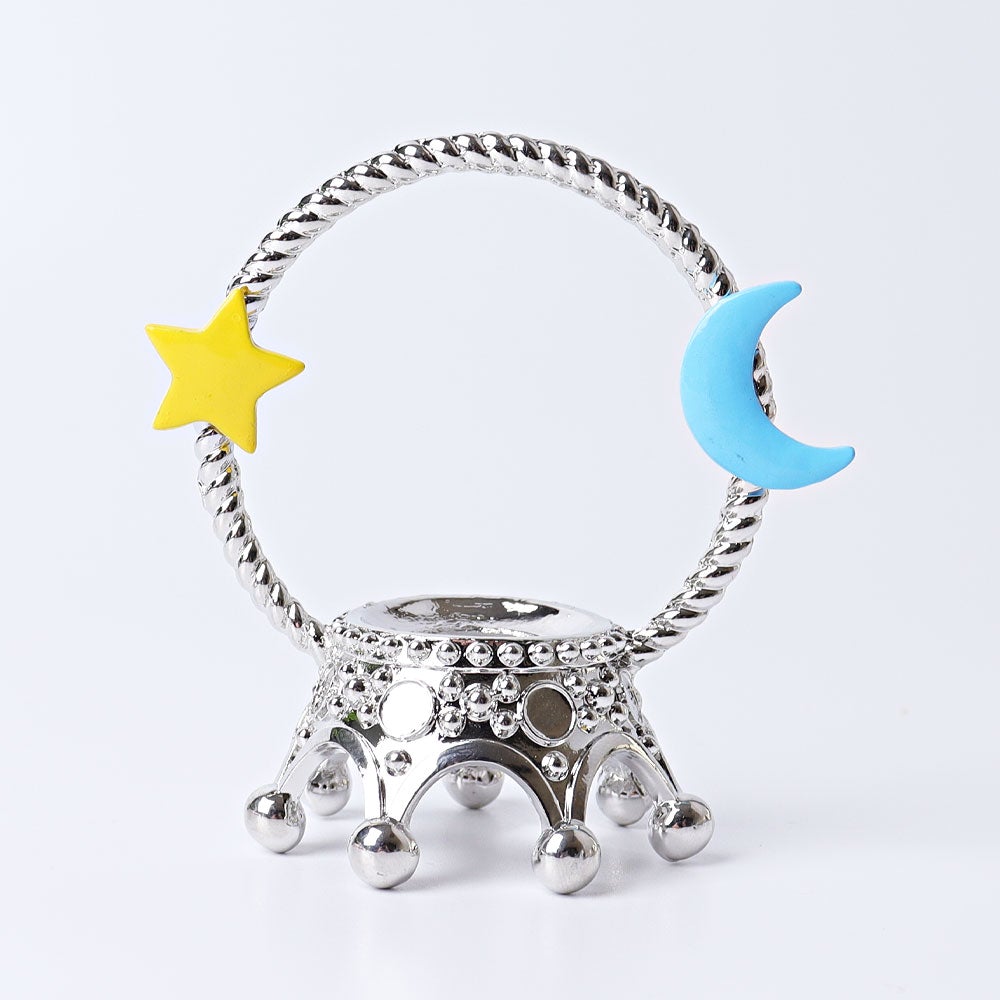 3" Metal Crown Design Stand Wholesale Crystals USA