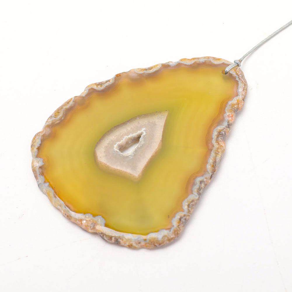Agate Colorful Wind Chimes Hanging Ornament Wholesale Crystals USA