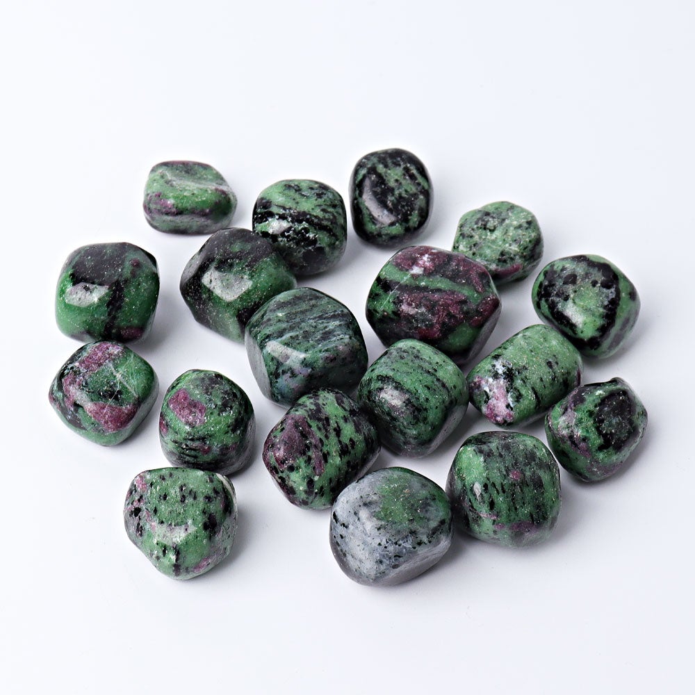 0.1kg Ruby in Zoisite Crystal Tumbles Wholesale Crystals USA