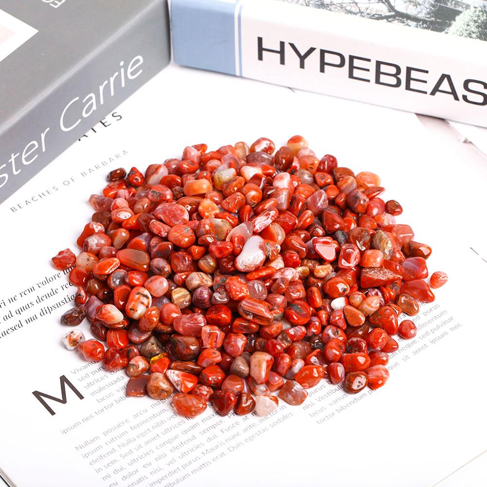 0.1kg Carnelian Crystal Chips 7-9mm Wholesale Crystals USA