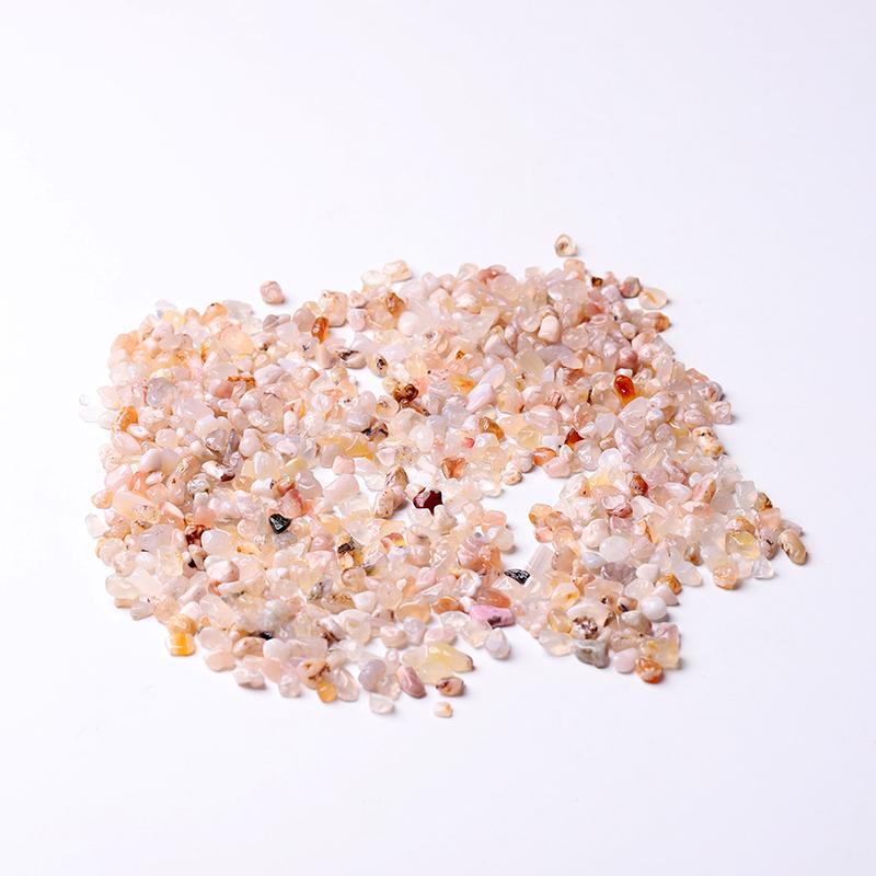 0.1kg 5-7mm High Quality Flower Agate Chips Wholesale Crystals USA