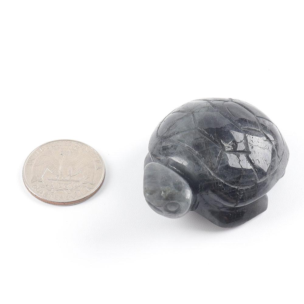 Labradorite Rainbow Turtle Crystal Carving Luck Fortune Healing Statue Wholesale Crystals USA