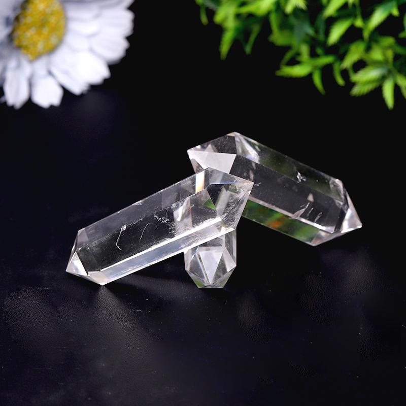 High Quality Natural Clear Quartz Double Terminated Points Wholesale Crystals USA