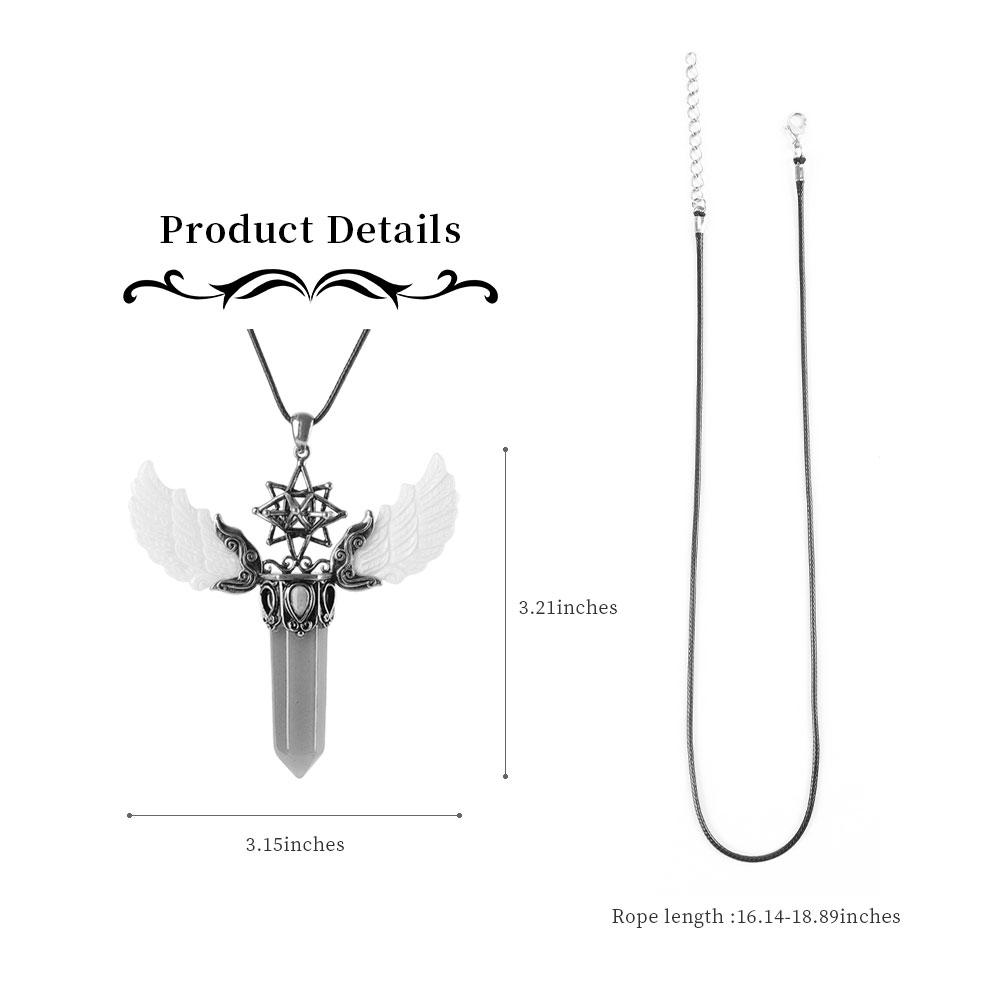 Crystal Point Vintage Wing Pendant Wholesale Crystals USA