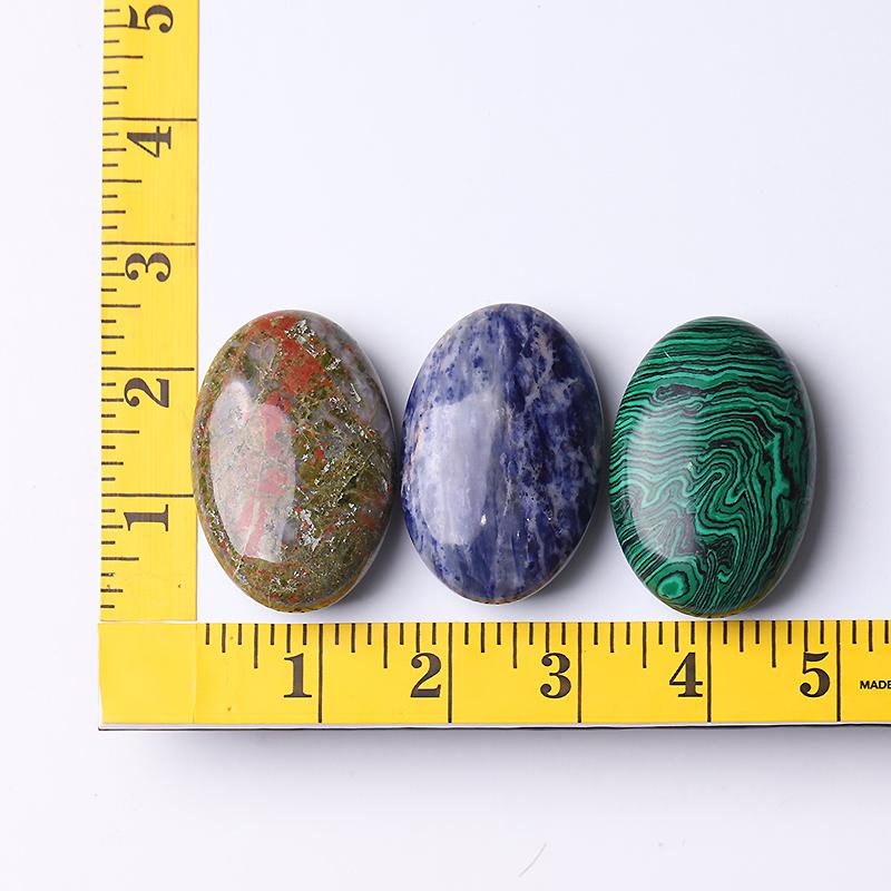 1.5*2.3" Crystal Tumbles Palm stones Wholesale Crystals USA