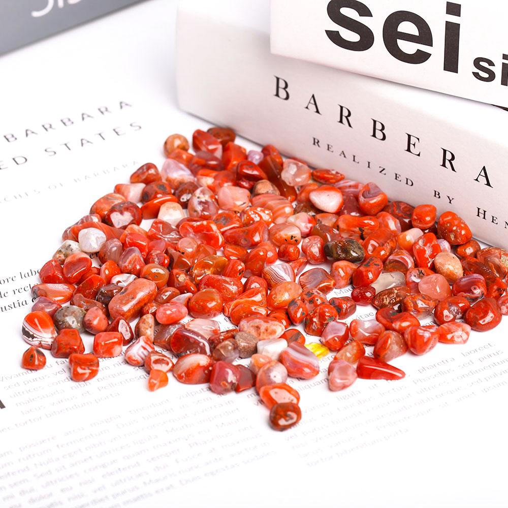 0.1kg Carnelian Crystal Chips 7-9mm Wholesale Crystals USA
