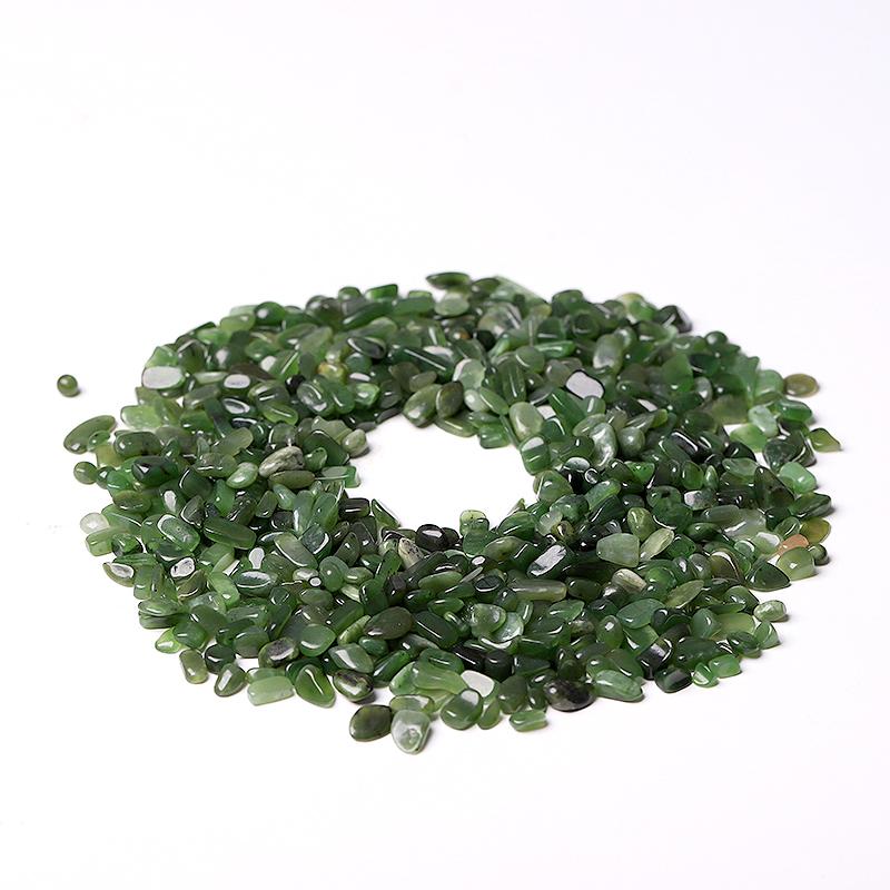 0.1kg Natural Green Jade Crystal Chips Wholesale Crystals USA