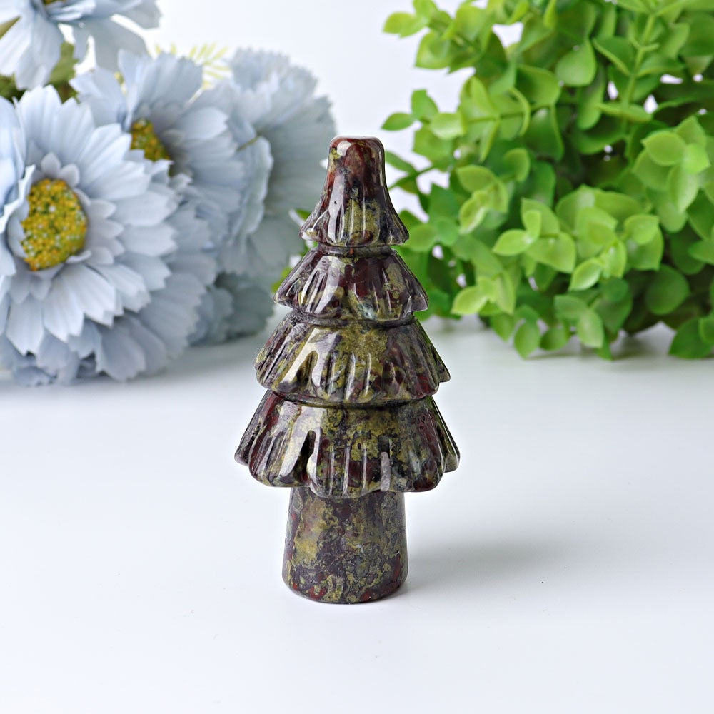 3" Fir Tree Crystal Carvings for Christmas Wholesale Crystals USA