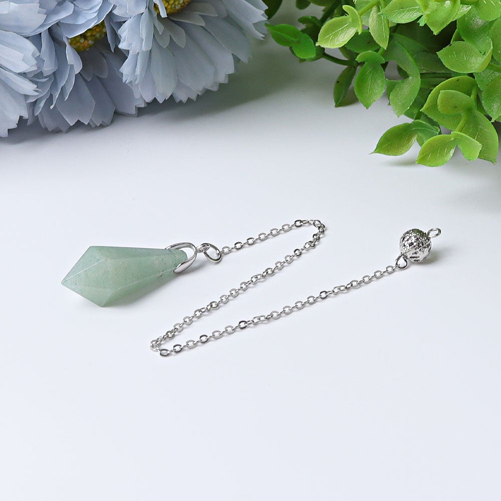9" One Terminated Point Crystal Pendulum Wholesale Crystals USA