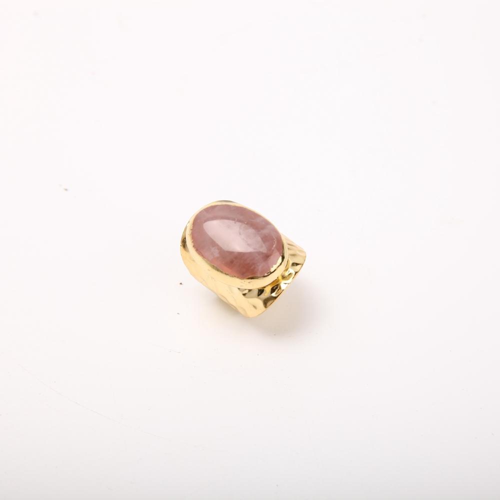 Rose Quartz Handmade Crystal Ring Wholesale Crystals USA
