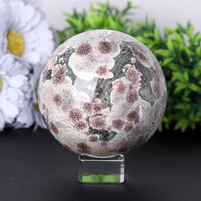 2.5"- 4.0" Firework Agate Sphere Wholesale Crystals USA