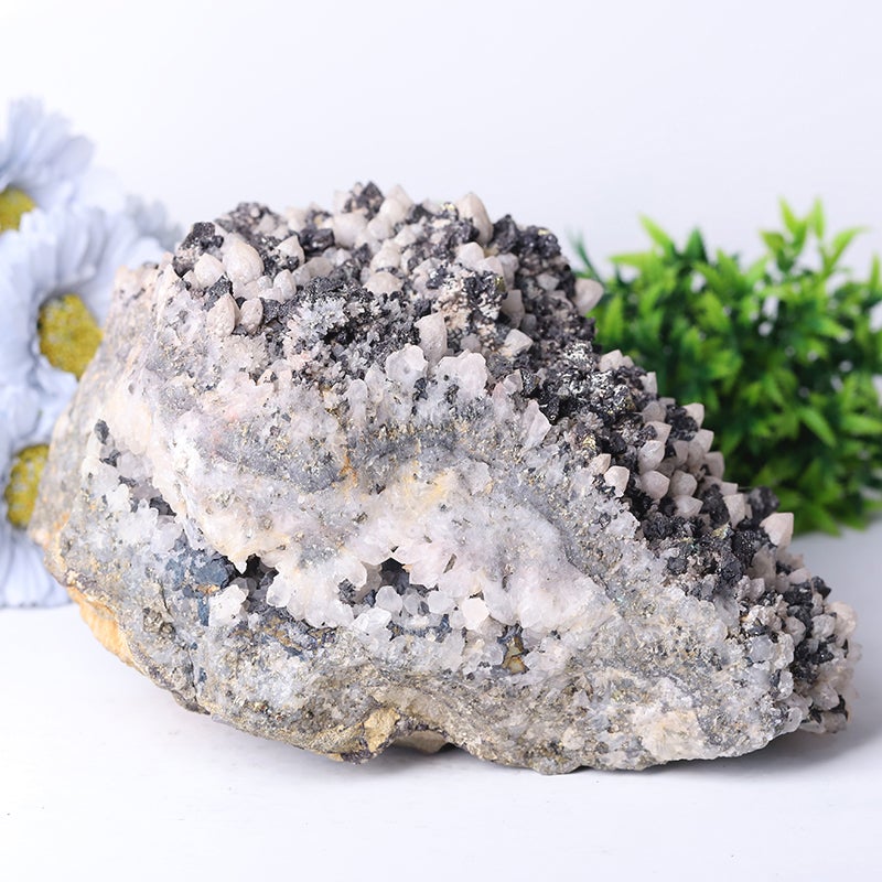 22" Unique Black Tourmaline Cluster Specimen Free Form