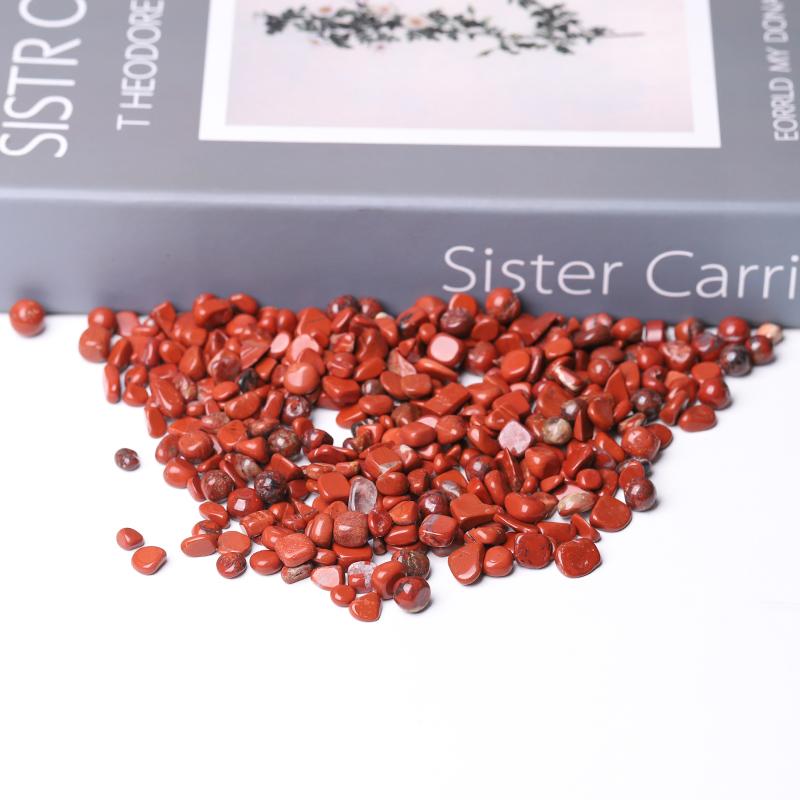 0.1kg 5-7mm Red Jasper Chips for Healing Crystal Chips Wholesale Crystals USA