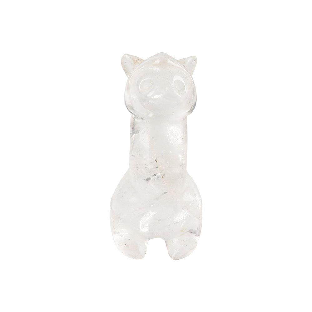 Clear Quartz Crystal Carving Alpaca Wholesale Crystals USA