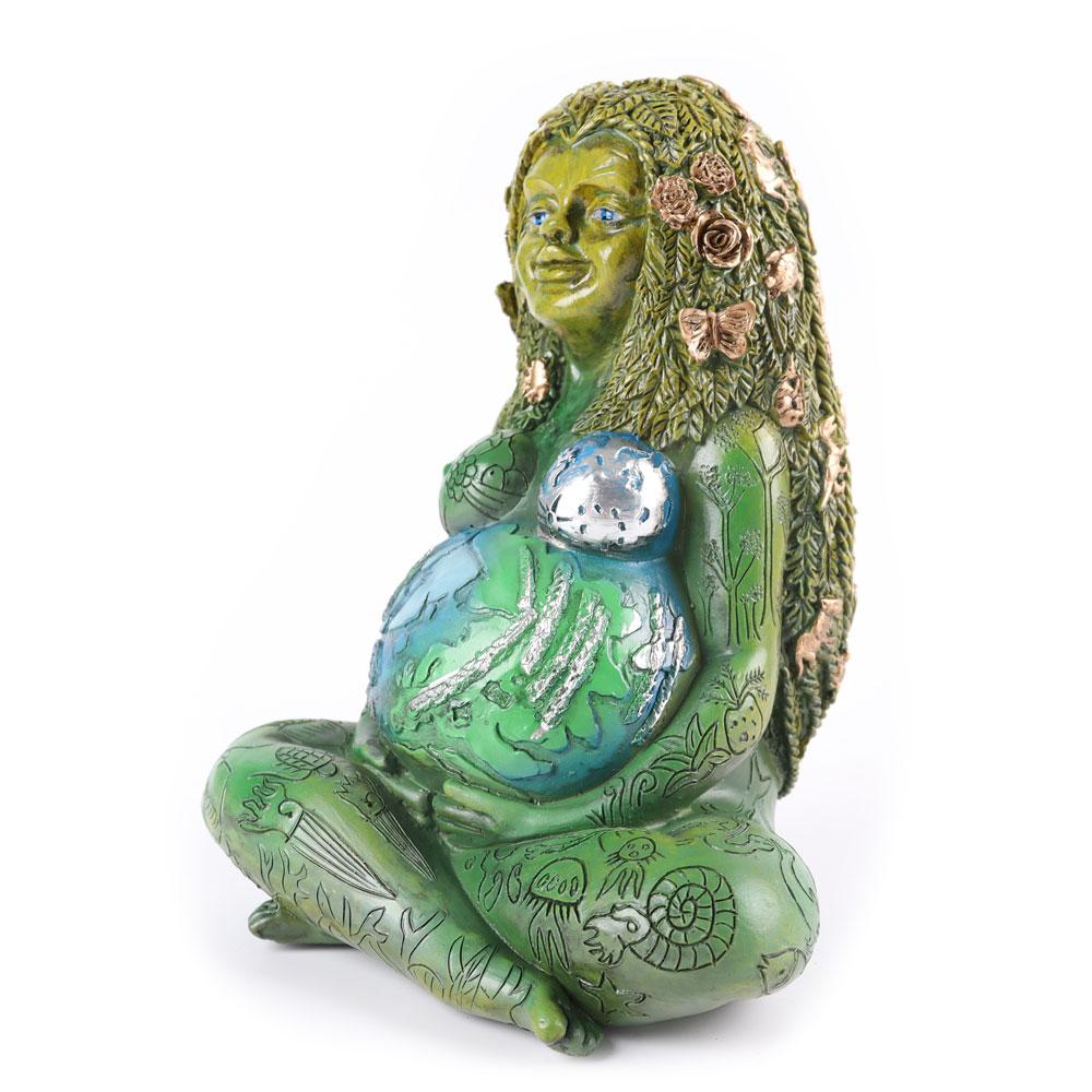Resin Mother Earth Statue for Gift Home Garden Ornament Outdoor Decor
