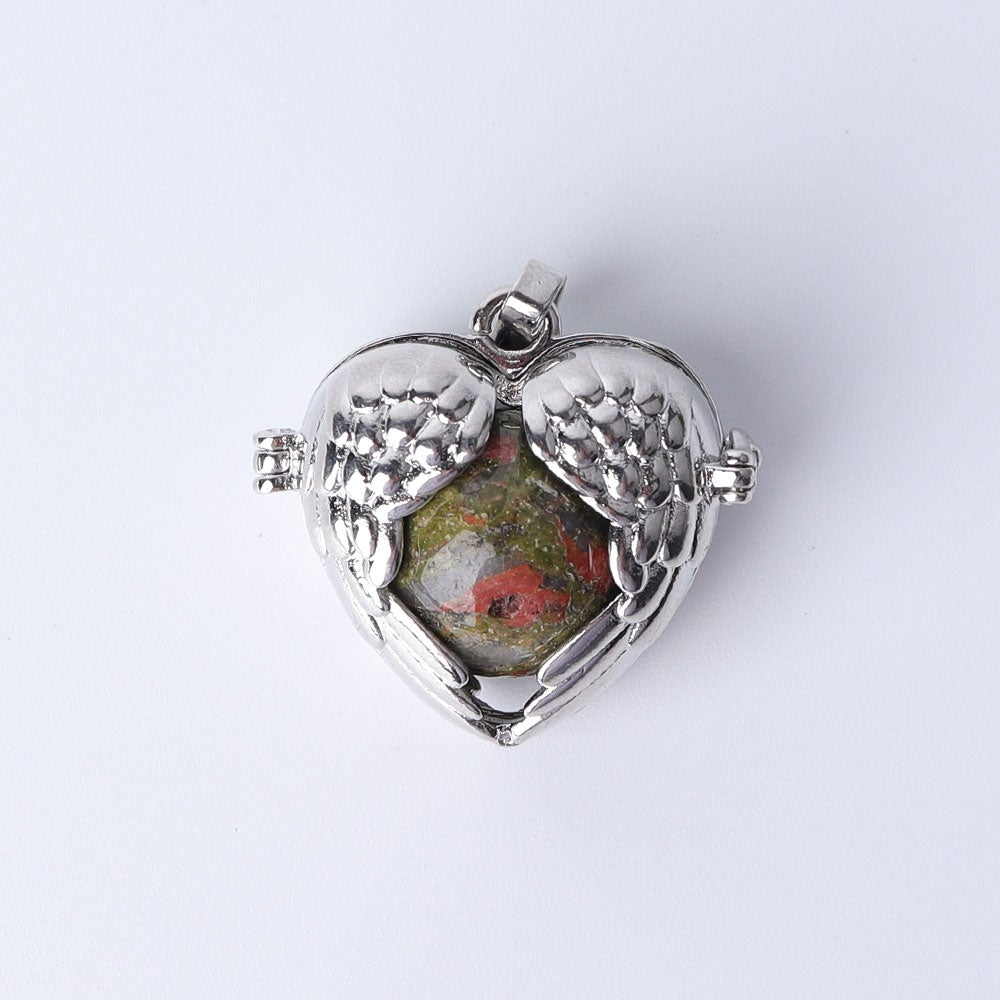 1.16" Heart Shape Crystal Pendant Wholesale Crystals USA