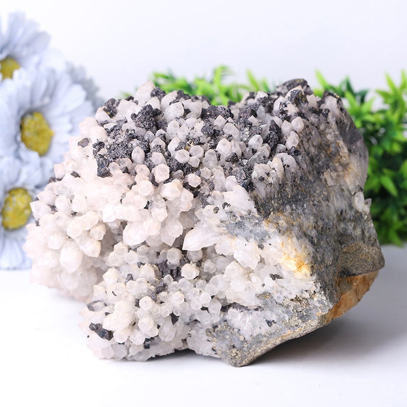 22" Unique Black Tourmaline Cluster Specimen Free Form