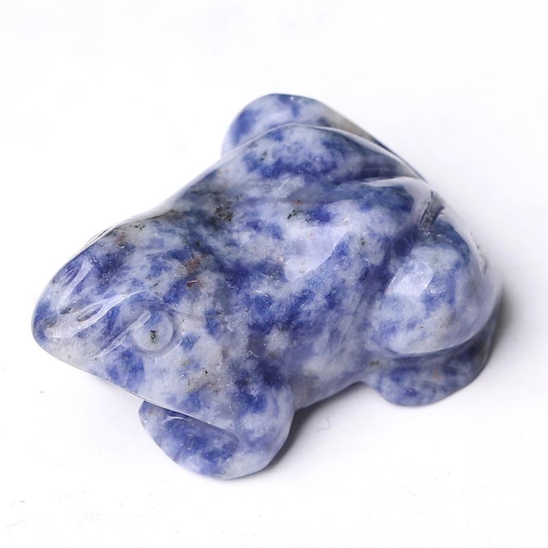 1.5" Frog Crystal Carvings Wholesale Crystals USA