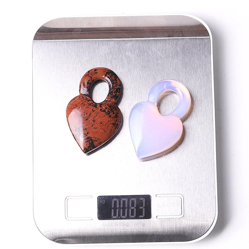 2.6" Heart Crystal Carvings Wholesale Crystals USA