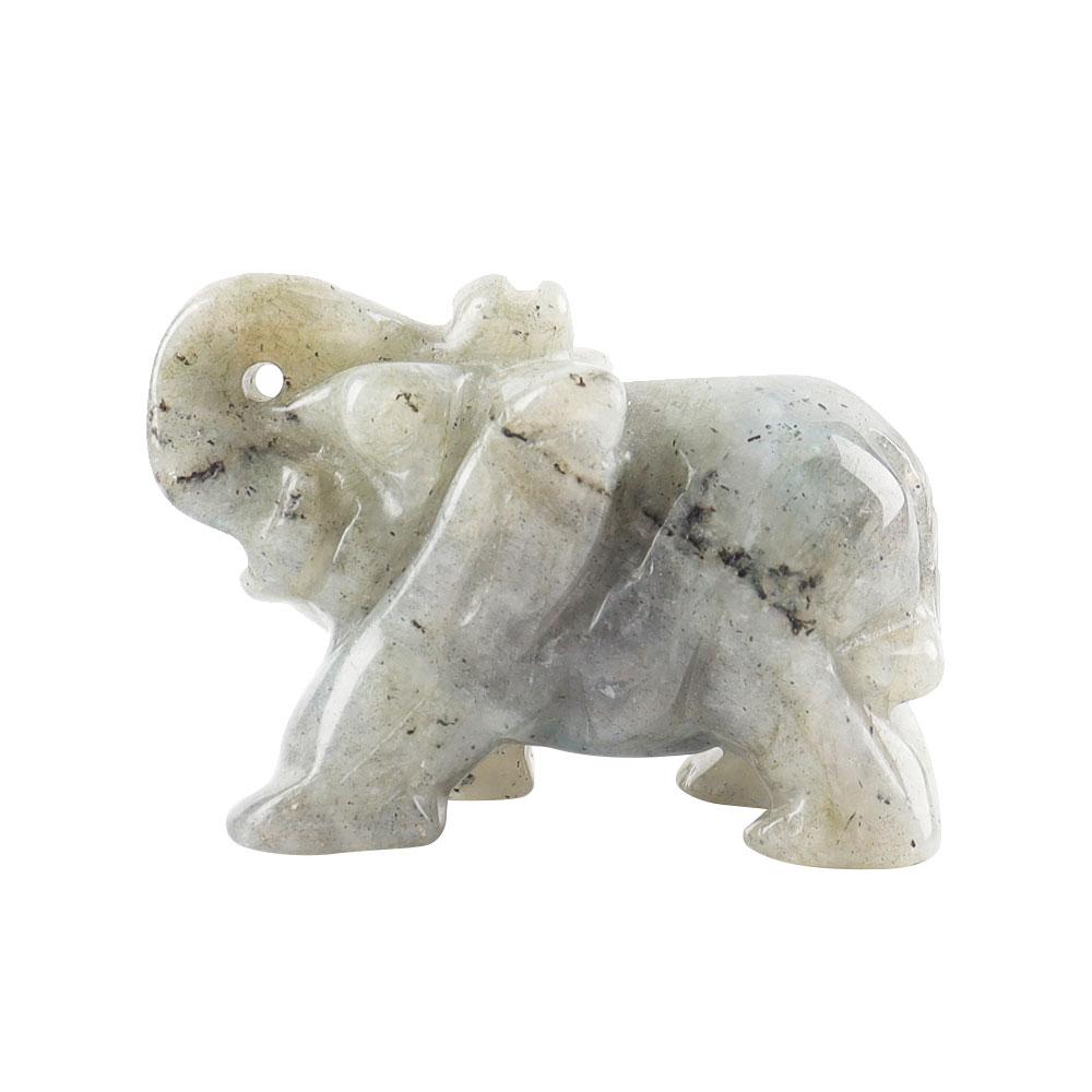 Carved Healing Crystals Gemstones Elephant Statue Figurine Wholesale Crystals USA