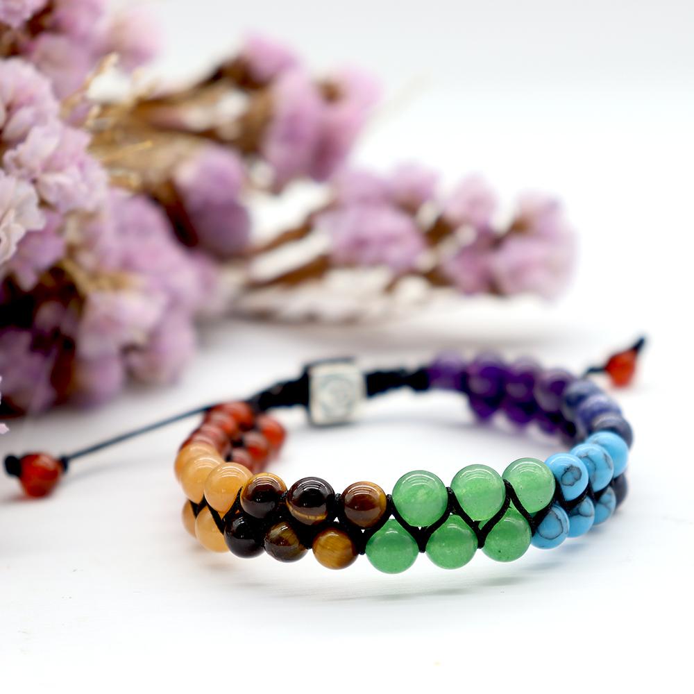7 Chakras Healing Crystals Bracelet Wholesale Crystals USA