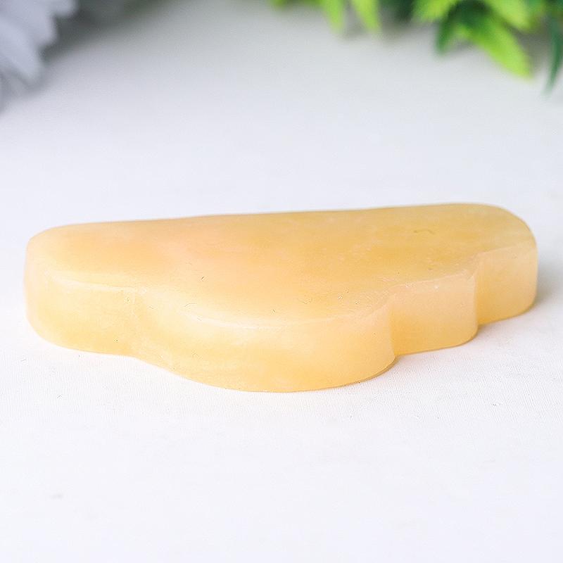 2.8" Yellow Jade Cloud Crystal Carvings Wholesale Crystals USA