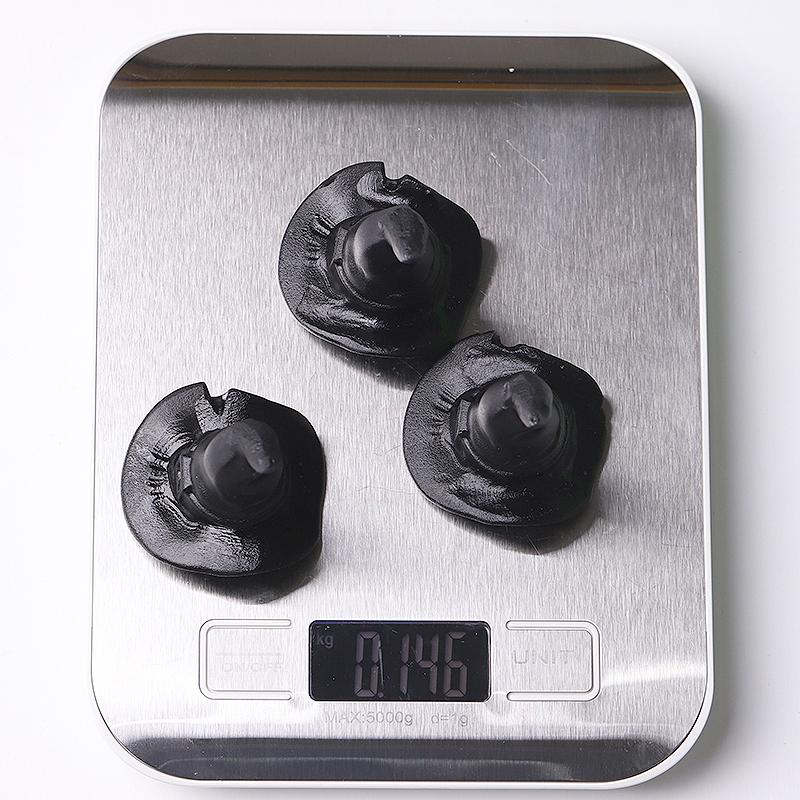 2" Black Obsidian Witch Hat Crystal Carving Halloween Gift Wholesale Crystals USA