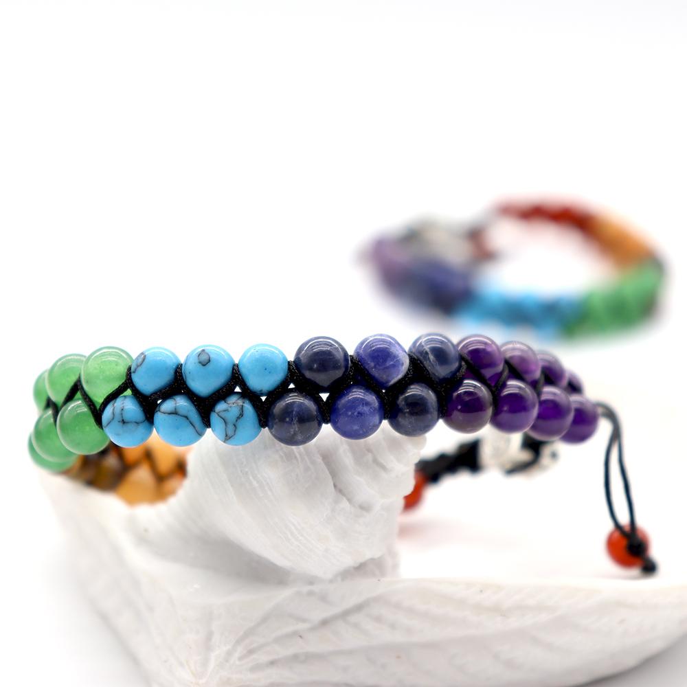 7 Chakras Healing Crystals Bracelet Wholesale Crystals USA