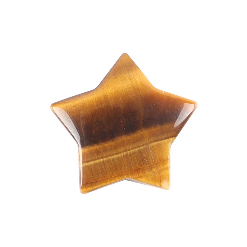 Crystal Carving Polished Star Shape Palm Pocket Stones Wholesale Crystals USA