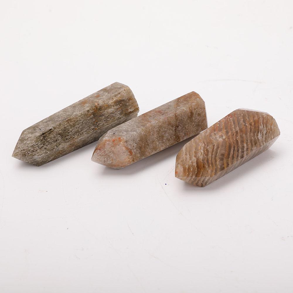 Set of 3 Thousand Layer Quartz Points Wholesale Crystals USA