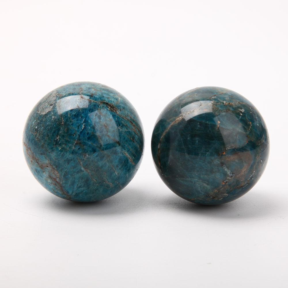 2.2" Blue Apatite Sphere Wholesale Crystals USA