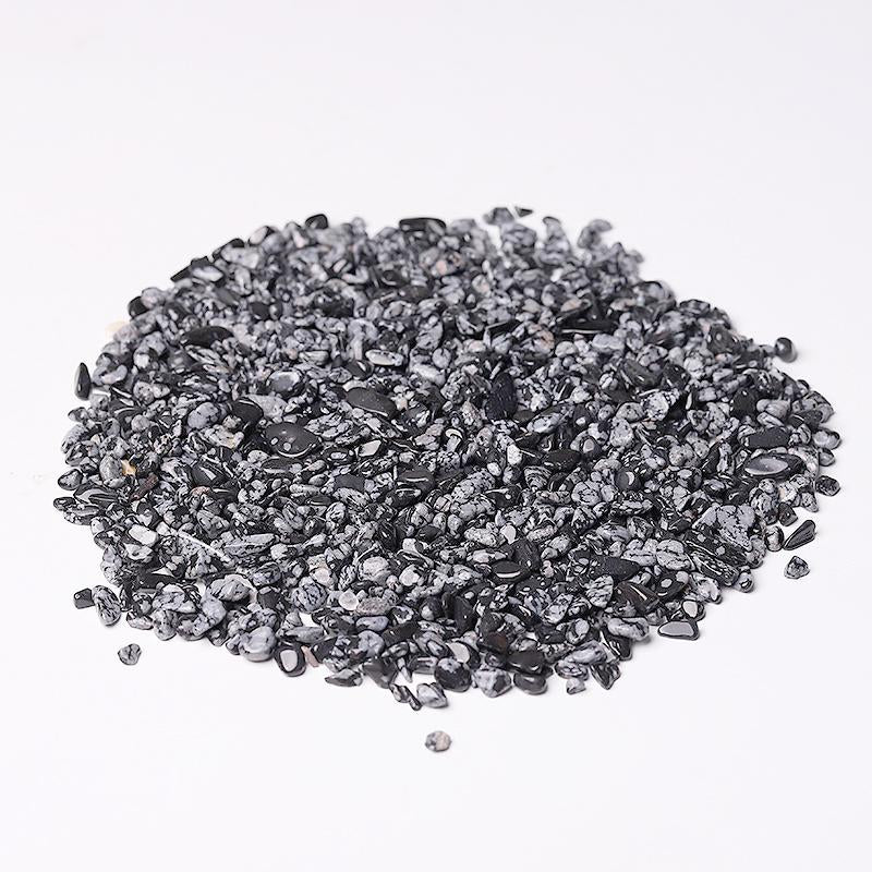 0.1kg Natural Snowflake Obsidian Chips Wholesale Crystals USA