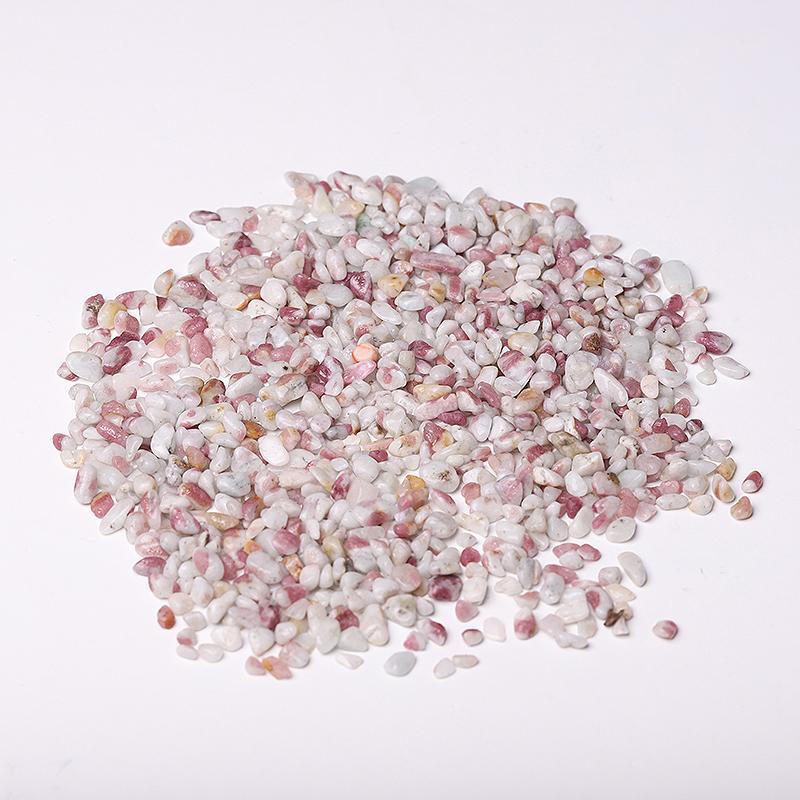 0.1kg 5-7mm Natural Pink Tourmaline Chips Crystal Chips for Decoration Wholesale Crystals USA