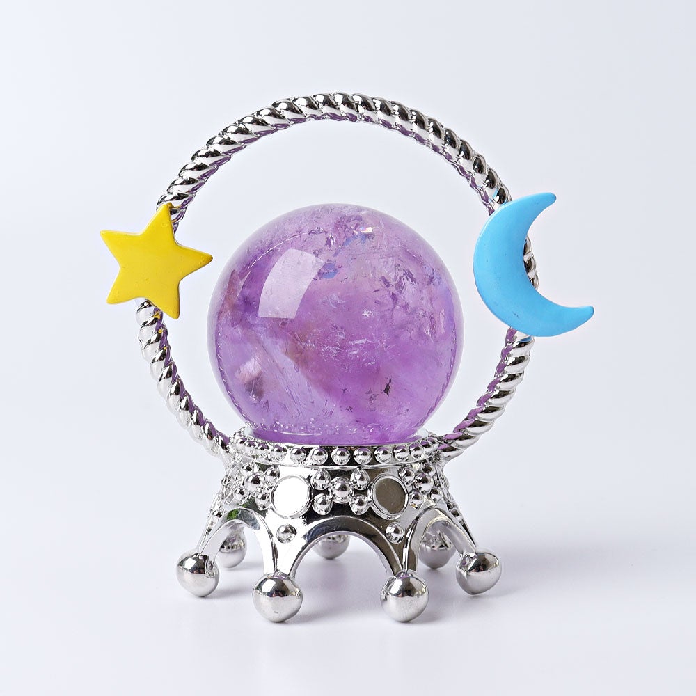 3" Metal Crown Design Stand Wholesale Crystals USA