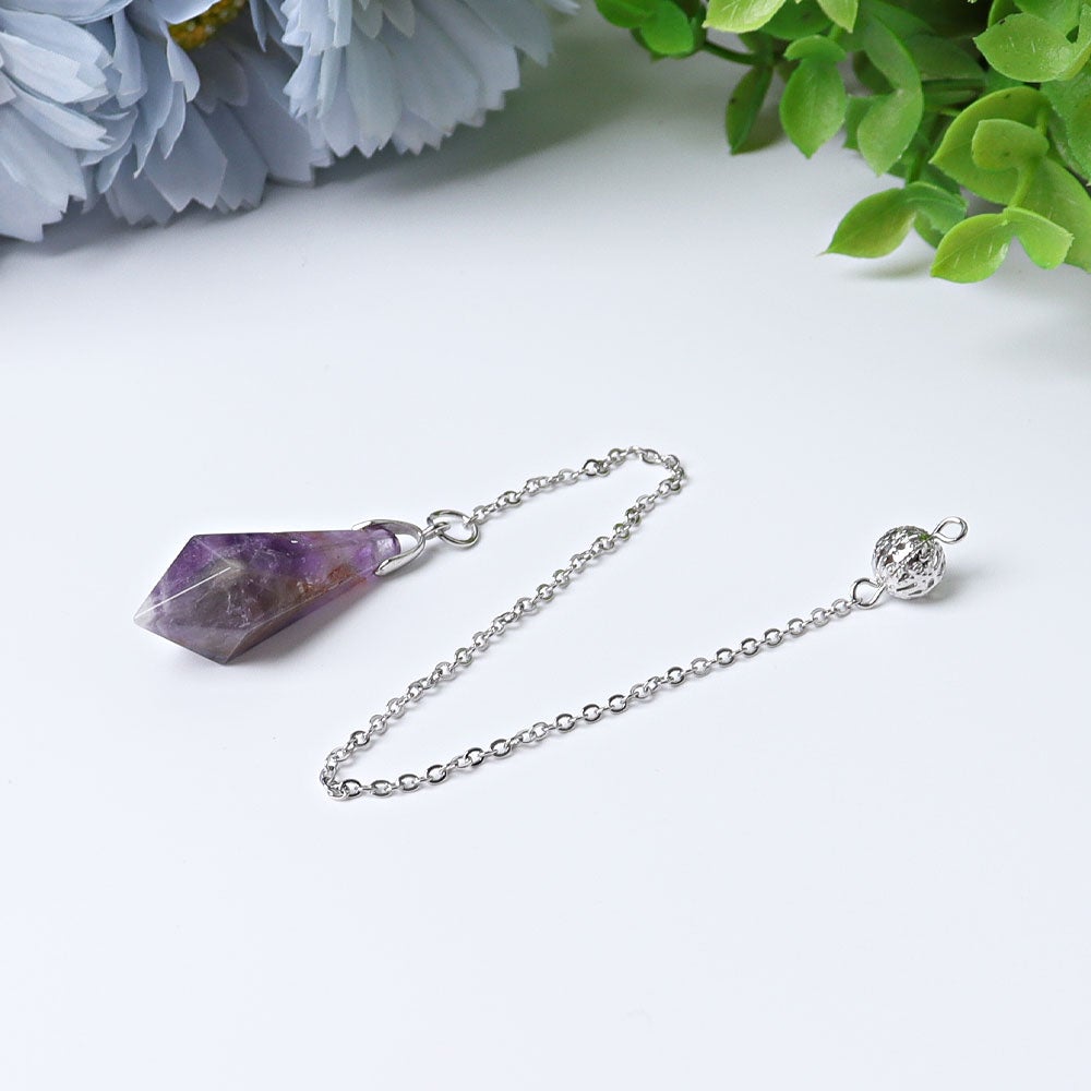 9" One Terminated Point Crystal Pendulum Wholesale Crystals USA