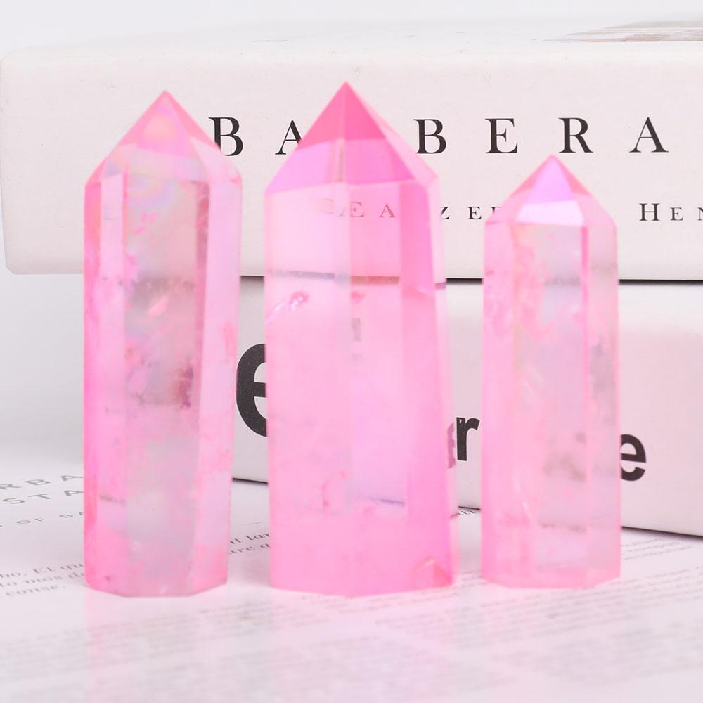 Set of 3 Aura Pink Points Wholesale Crystals USA